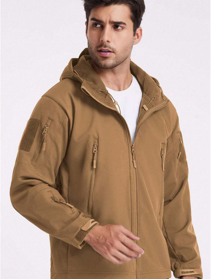 Men's Water-Resistant Outdoor Set | Fleece-Lined Jacket & Pants