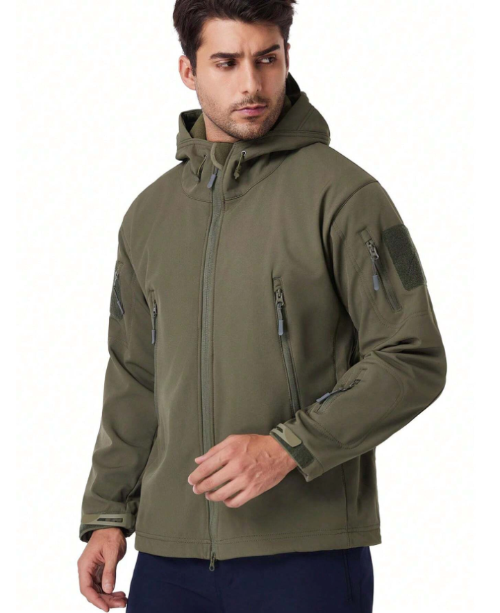 Men's Water-Resistant Outdoor Set | Fleece-Lined Jacket & Pants