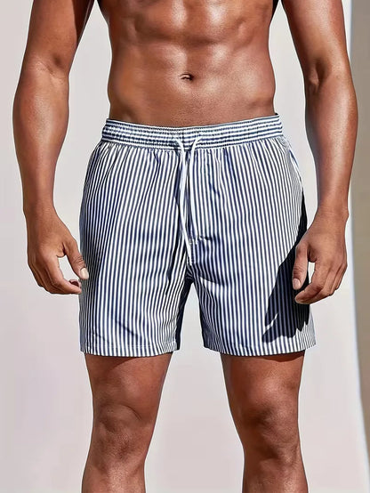 Men's Striped Swim Shorts | Beach & Holiday Essential