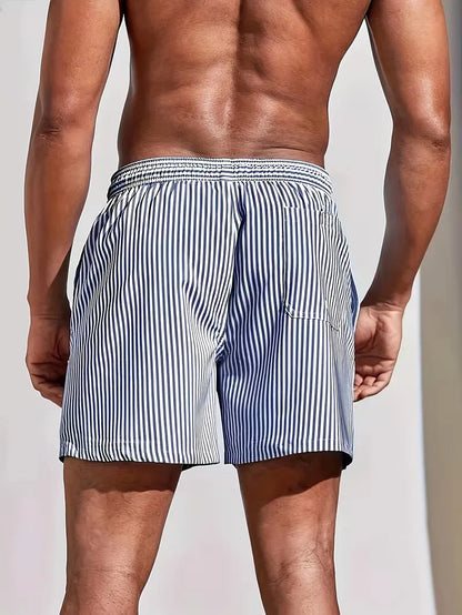 Men's Striped Swim Shorts | Beach & Holiday Essential