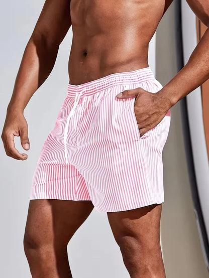 Men's Striped Swim Shorts | Beach & Holiday Essential