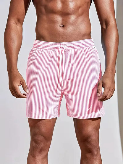 Men's Striped Swim Shorts | Beach & Holiday Essential