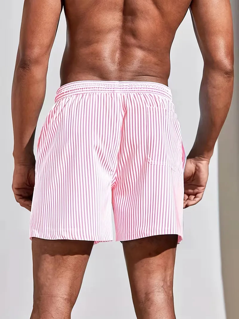 Men's Striped Swim Shorts | Beach & Holiday Essential